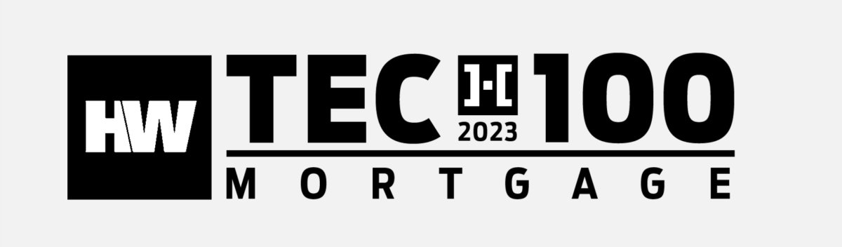 HousingWire Tech 100 2023 award logo